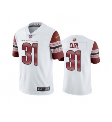 Men's Washington Commanders #31 Kamren Curl White Vapor Untouchable Stitched Football Jersey