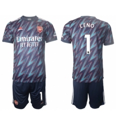 Men 2021-2022 Club Arsenal away blue 1 Soccer Jersey