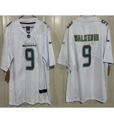 Men's Seattle Seahawks #9 Kenneth Walker III Limited White Fashion Vapor Jersey