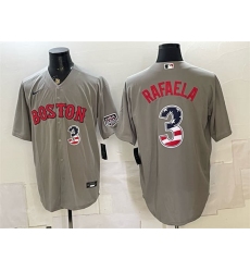 Men's Boston Red Sox #3 Ceddanne Rafaela Gray 2026 USA 250 Fourth of July Home Stitched Baseball Jersey