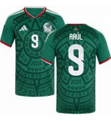 Men 9 Mexico Raul Jimenez 2026 Replica Green Jersey 1