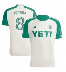 Mens Austin FC Daniel Pereira adidas Tan 2024 The Armadillo Kit Replica Player Jersey