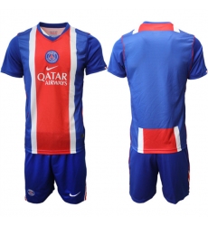 Men's Paris Saint-Germain Custom 2026 Red White Soccer Jersey Suit