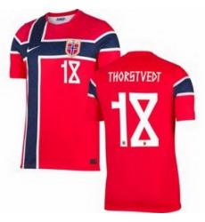 Women 18 Norway Kristian Thorstvedt Home Stadium Replica 1
