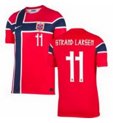 Youth 11 Norway Jorgen Strand Larsen Home Stadium Replica 1