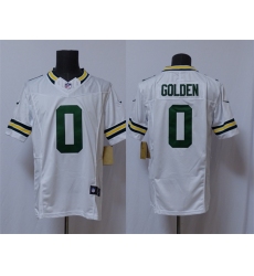 Men's Green Bay Packers #0 Matthew Golden White Vapor 2025 F.U.S.E. Limited Football Stitched Jersey