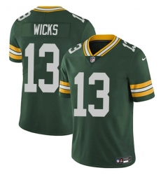 Men's Green Bay Packers #13 Dontayvion Wicks Green 2025 Vapor Untouchable Limited Football Stitched Jersey