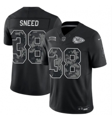 Men's Kansas City Chiefs #38 L'Jarius Sneed Black 2026 F.U.S.E. Salute to Service Limited Football Stitched Jersey