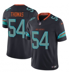 Men's Miami Dolphins #54 Zach Thomas Black 2025 F.U.S.E. “Rivalries” Vapor Limited Football Stitched Jersey