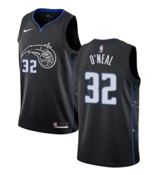 Women's Nike Orlando Magic #32 Shaquille O'Neal Swingman Black NBA Jersey - City Edition