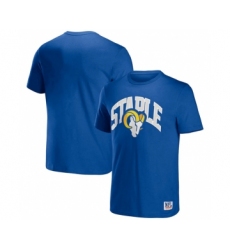 Men's Los Angeles Rams x Staple Blue Logo Lockup T-Shirt
