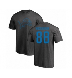 Football Detroit Lions #88 T.J. Hockenson Ash One Color T-Shirt