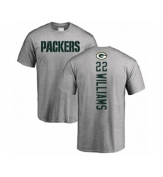 Football Green Bay Packers #22 Dexter Williams Ash Backer T-Shirt