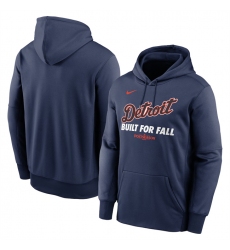 Men's Detroit Tigers Navy 2025 Postseason Collection Therma Fleece Hoodie