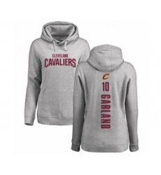 Basketball Women's Cleveland Cavaliers #10 Darius Garland Ash Backer Pullover Hoodie