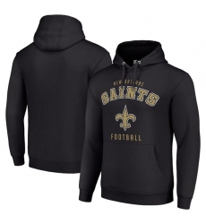 Men's New Orleans Saints Black Pullover Hoodie