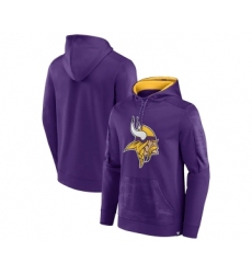Men's Minnesota Vikings Purple On The Ball Pullover Hoodie