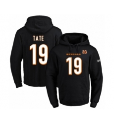 Football Men's Cincinnati Bengals #19 Auden Tate Black Name & Number Pullover Hoodie
