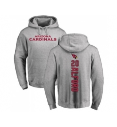 Football Arizona Cardinals #20 Robert Alford Ash Backer Pullover Hoodie