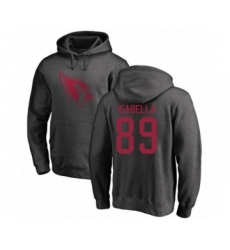 Football Arizona Cardinals #89 Andy Isabella Ash One Color Pullover Hoodie