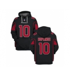 Men's Arizona Cardinals #10 DeAndre Hopkins 2021 Black Pullover Football Hoodie