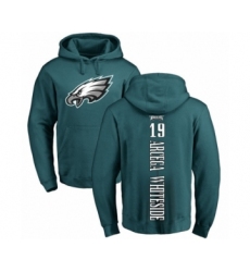Philadelphia Eagles #19 JJ Arcega-Whiteside Green Backer Pullover Hoodie