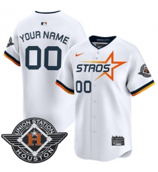 Men's Houston Astros Active Player Custom White 2025 City Connect Limited Stitched Baseball Jersey