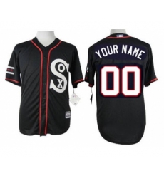 Men's Chicago White Sox Customized 2015 Black Jersey