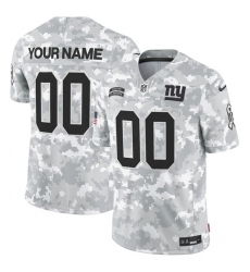 Men's New York Giants Active Player Custom 2024 F.U.S.E Arctic Camo Salute To Service Limited Stitched Football Jersey