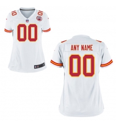 Women's Kansas City Chiefs Nike White Custom Game Jersey