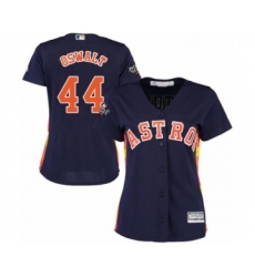 Women's Houston Astros #44 Roy Oswalt Authentic Navy Blue Alternate Cool Base 2019 World Series Bound Baseball Jersey