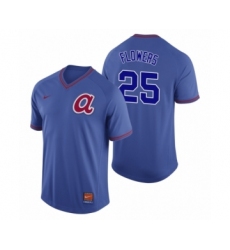 Men's Atlanta Braves #25 Tyler Flowers Royal Cooperstown Collection Legend Jersey