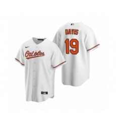 Women's Baltimore Orioles #19 Chris Davis Nike White 2020 Replica Home Jersey
