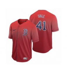 Women's Boston Red Sox #41 Chris Sale Red Fade Nike Jersey