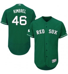 Men's Majestic Boston Red Sox #46 Craig Kimbrel Green Celtic Flexbase Authentic Collection MLB Jersey