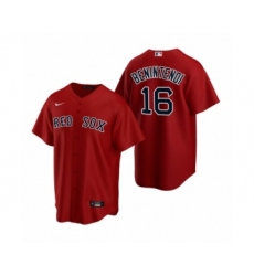 Women's Boston Red Sox #16 Andrew Benintendi Nike Red Replica Alternate Jersey