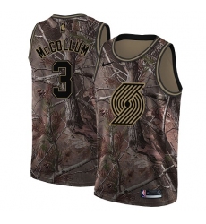 Youth Nike Portland Trail Blazers #3 C.J. McCollum Swingman Camo Realtree Collection NBA Jersey