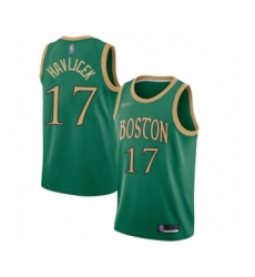 Men's Boston Celtics #17 John Havlicek Swingman Green Basketball Jersey - 2019 20 City Edition