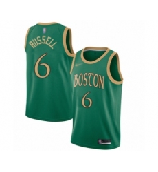 Men's Boston Celtics #6 Bill Russell Swingman Green Basketball Jersey - 2019 20 City Edition