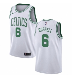 Women's Nike Boston Celtics #6 Bill Russell Swingman White NBA Jersey - Association Edition