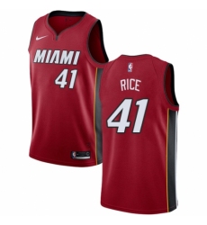 Men's Nike Miami Heat #41 Glen Rice Authentic Red NBA Jersey Statement Edition