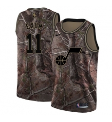Men's Nike Utah Jazz #11 Dante Exum Swingman Camo Realtree Collection NBA Jersey