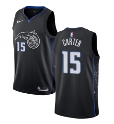 Youth Nike Orlando Magic #15 Vince Carter Swingman Black NBA Jersey - City Edition