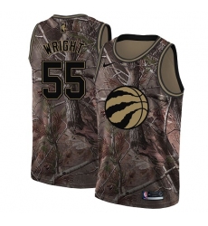Men's Nike Toronto Raptors #55 Delon Wright Swingman Camo Realtree Collection NBA Jersey