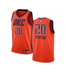 Youth Nike Oklahoma City Thunder #20 Gary Payton Orange Swingman Jersey - Earned Edition