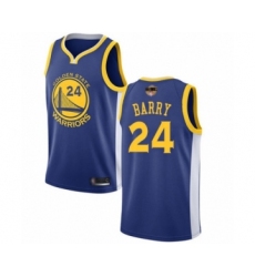 Youth Golden State Warriors #24 Rick Barry Swingman Royal Blue 2019 Basketball Finals Bound Basketball Jersey - Icon Edition