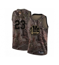 Youth Golden State Warriors #23 Draymond Green Swingman Camo Realtree Collection Basketball 2019 Basketball Finals Bound Jersey