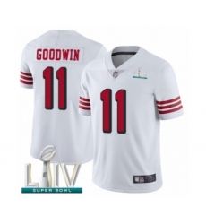 Youth San Francisco 49ers #11 Marquise Goodwin Limited White Rush Vapor Untouchable Super Bowl LIV Bound Football Jersey