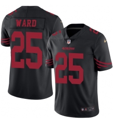 Men's Nike San Francisco 49ers #25 Jimmie Ward Limited Black Rush Vapor Untouchable NFL Jersey
