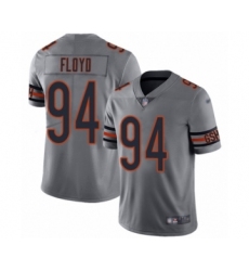 Women's Chicago Bears #94 Leonard Floyd Limited Silver Inverted Legend Football Jersey